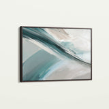 Abstract 1738 Canvas Art 18" x 24" / 45 x 60 cm / Black