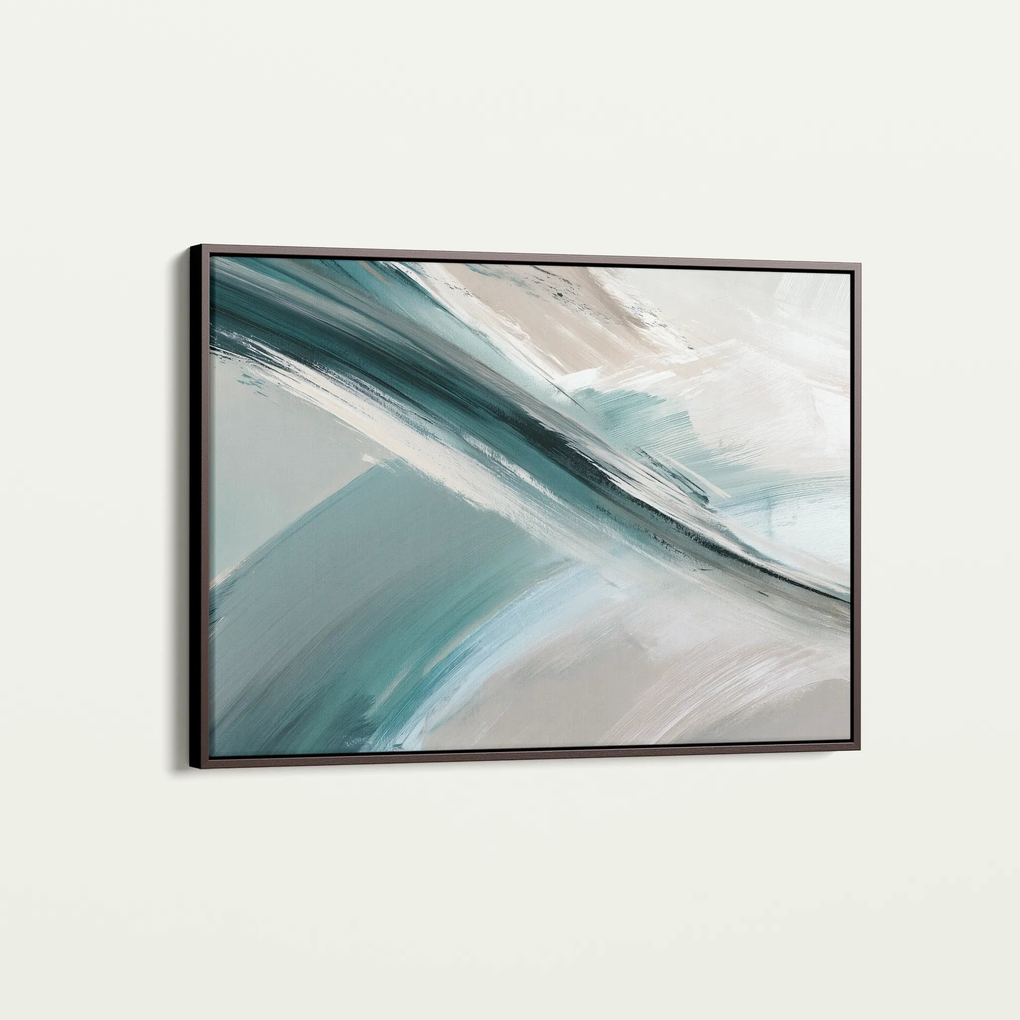 Abstract 1738 Canvas Art 18" x 24" / 45 x 60 cm / Black