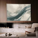Abstract 1739 Canvas Art 18" x 24" / 45 x 60 cm / Black