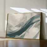 Abstract 1739 Canvas Art 18" x 24" / 45 x 60 cm / Black