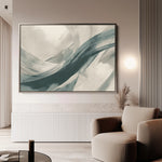 Abstract 1739 Canvas Art 18" x 24" / 45 x 60 cm / Black