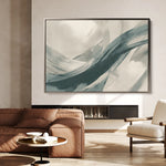 Abstract 1739 Canvas Art 18" x 24" / 45 x 60 cm / Black