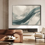 Abstract 1739 Canvas Art 18" x 24" / 45 x 60 cm / Black