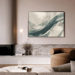Abstract 1739 Canvas Art 18" x 24" / 45 x 60 cm / Black