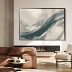 Abstract 1739 Canvas Art 60 x 40 cm / Black