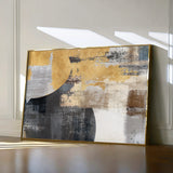 Abstract 174 Canvas Art 18" x 24" / 45 x 60 cm / Black