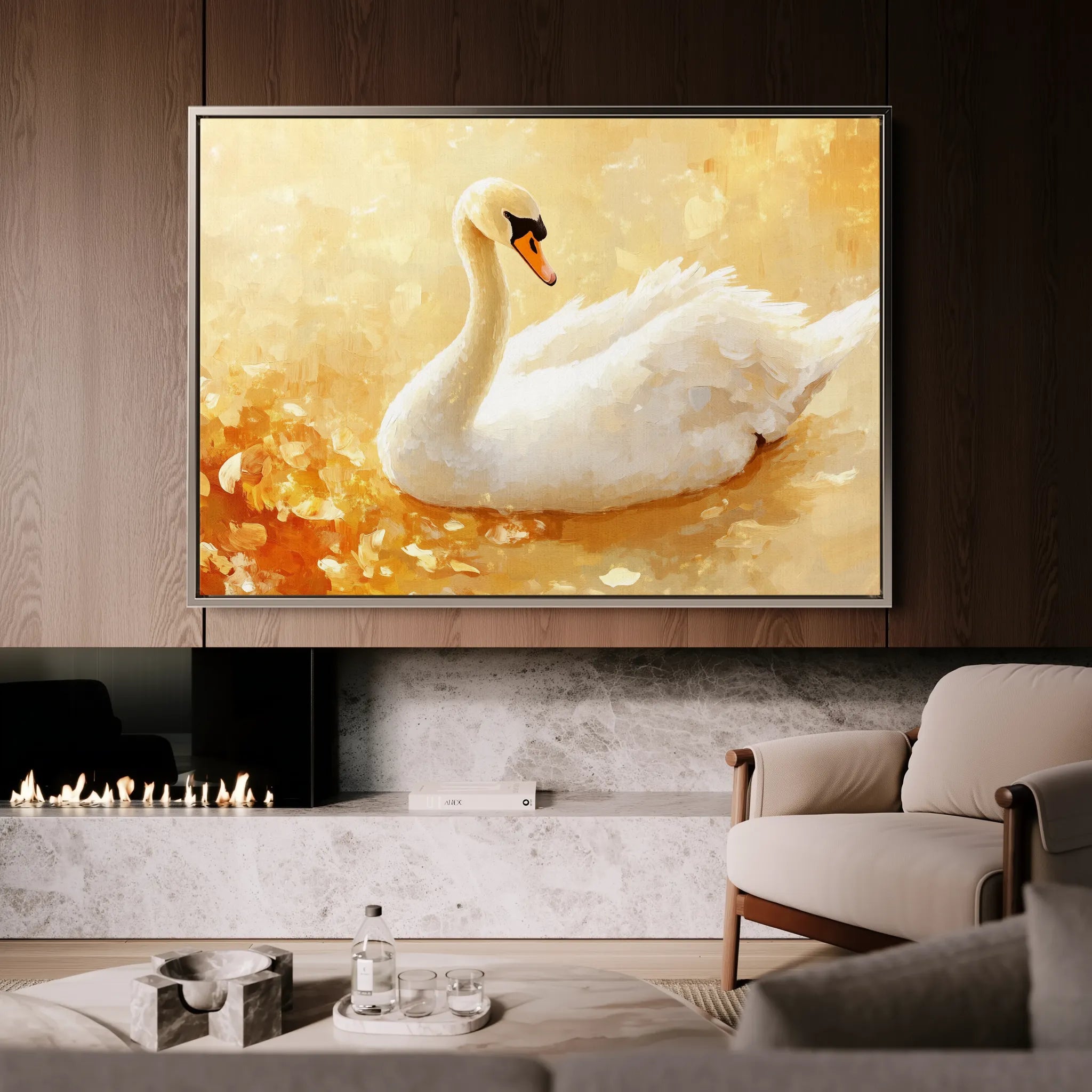 Animals 174 Canvas Art 18" x 24" / 45 x 60 cm / Black