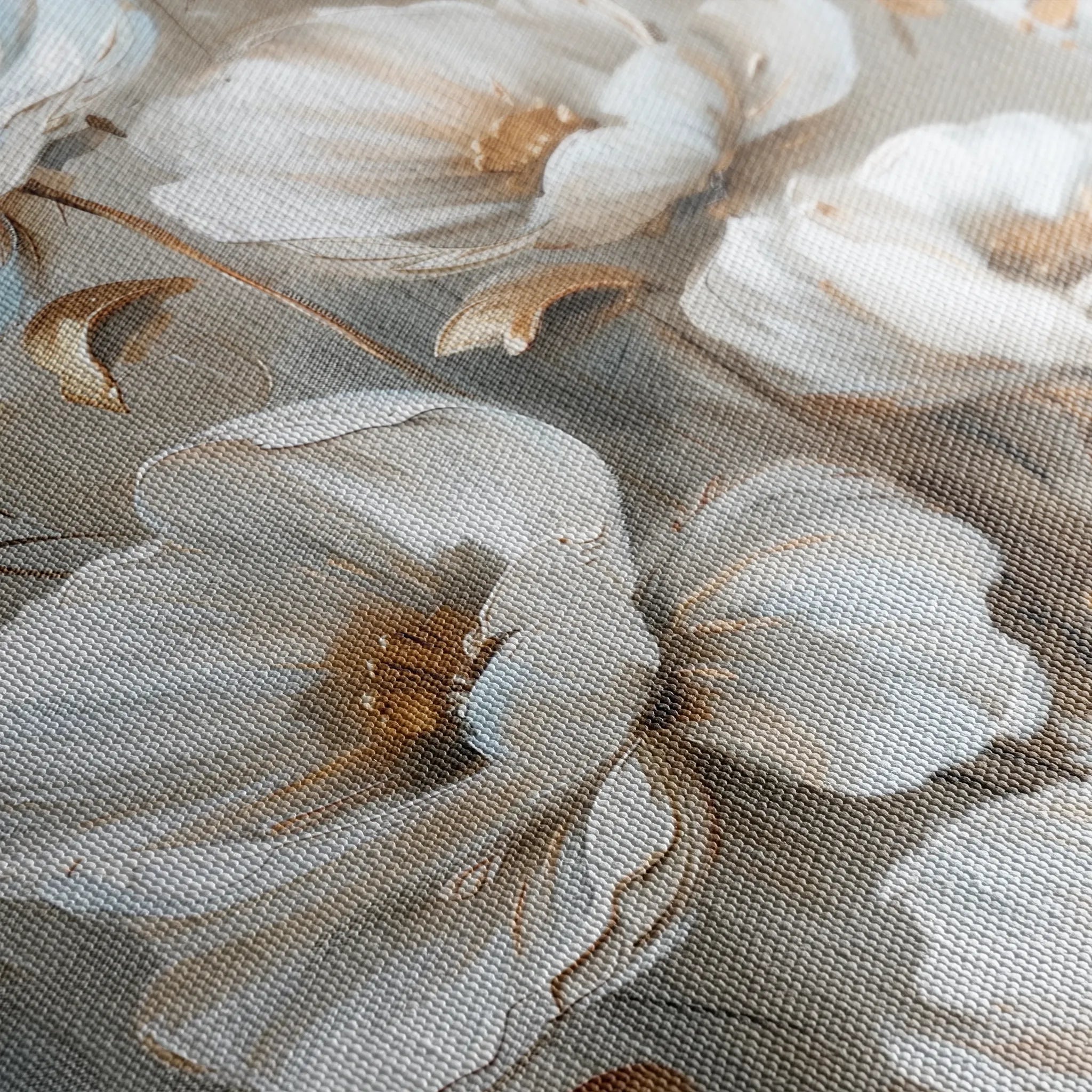 Floral 174 Canvas Art 18" x 24" / 45 x 60 cm / Black