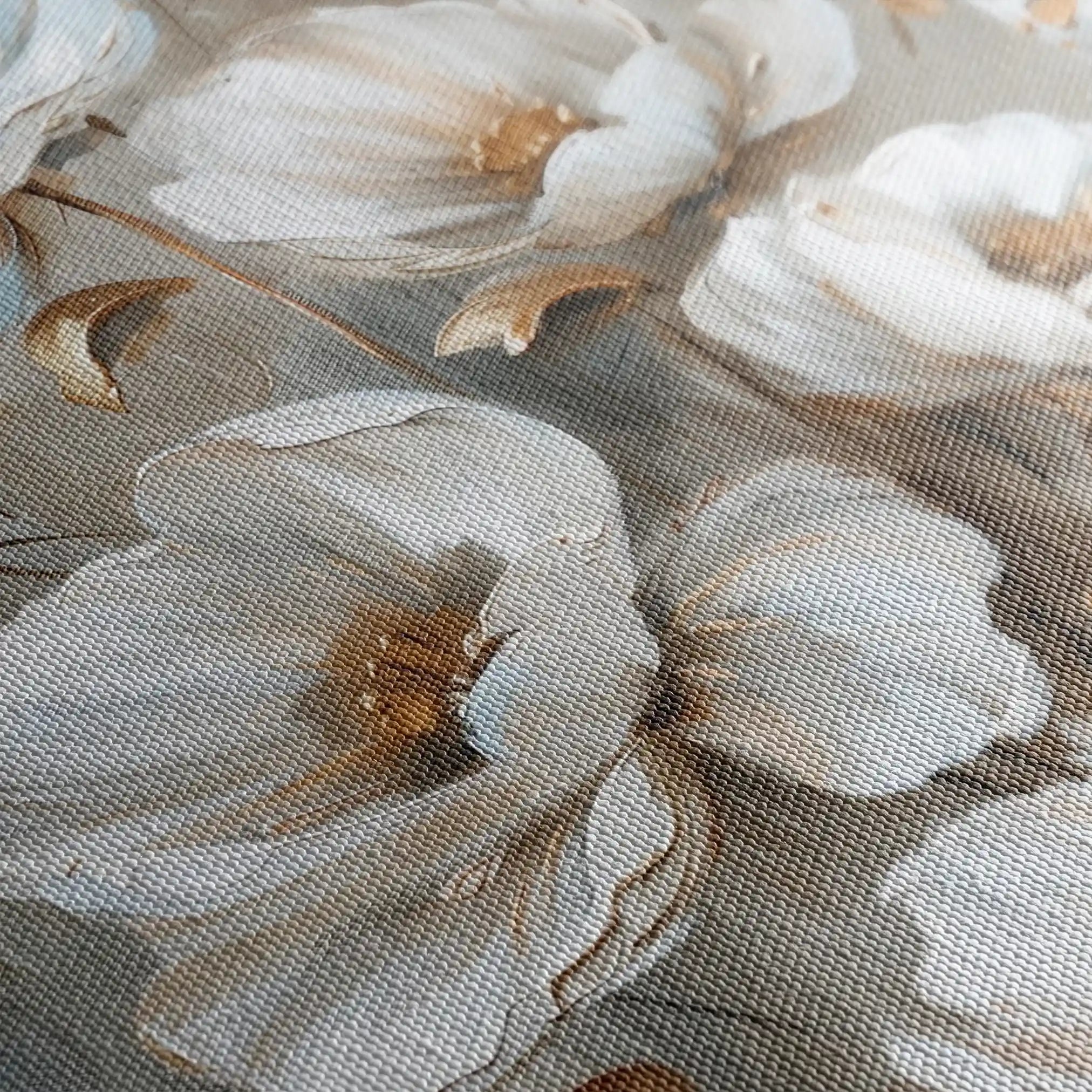 Floral 174 Canvas Art 60 x 40 cm / Black