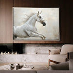 Horses 174 Canvas Art 60 x 40 cm / Black