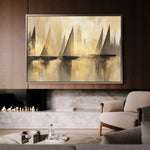 Landscape 174 Canvas Art 18" x 24" / 45 x 60 cm / Black