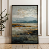Abstract 1741 Canvas Art 18" x 24" / 45 x 60 cm / Black