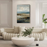 Abstract 1741 Canvas Art 18" x 24" / 45 x 60 cm / Black