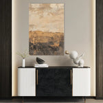 Abstract 1742 Canvas Art 18" x 24" / 45 x 60 cm / Black