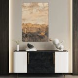 Abstract 1742 Canvas Art 18" x 24" / 45 x 60 cm / Black