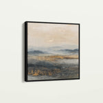 Abstract 1743 Canvas Art 16" x 16" / 40 x 40 cm / Black