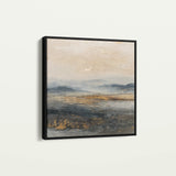 Abstract 1743 Canvas Art 16" x 16" / 40 x 40 cm / Black