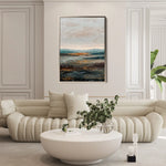 Abstract 1744 Canvas Art 18" x 24" / 45 x 60 cm / Black