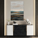 Abstract 1744 Canvas Art 60 x 40 cm / Black