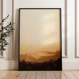 Abstract 1745 Canvas Art 18" x 24" / 45 x 60 cm / Black
