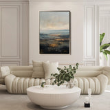 Abstract 1746 Canvas Art 18" x 24" / 45 x 60 cm / Black
