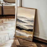 Abstract 1747 Canvas Art 18" x 24" / 45 x 60 cm / Black