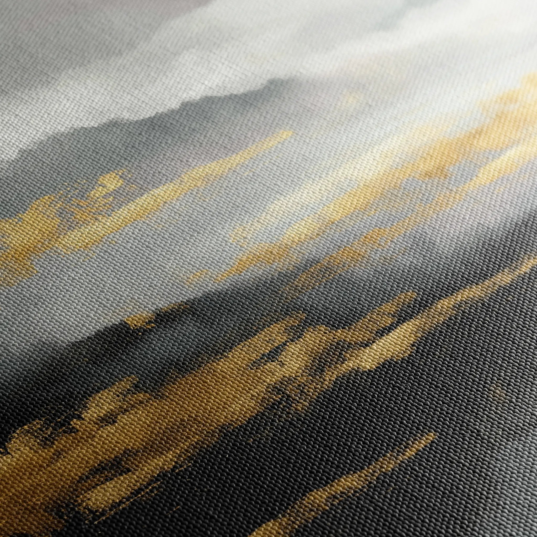 Abstract 1748 Canvas Art 18" x 24" / 45 x 60 cm / Black