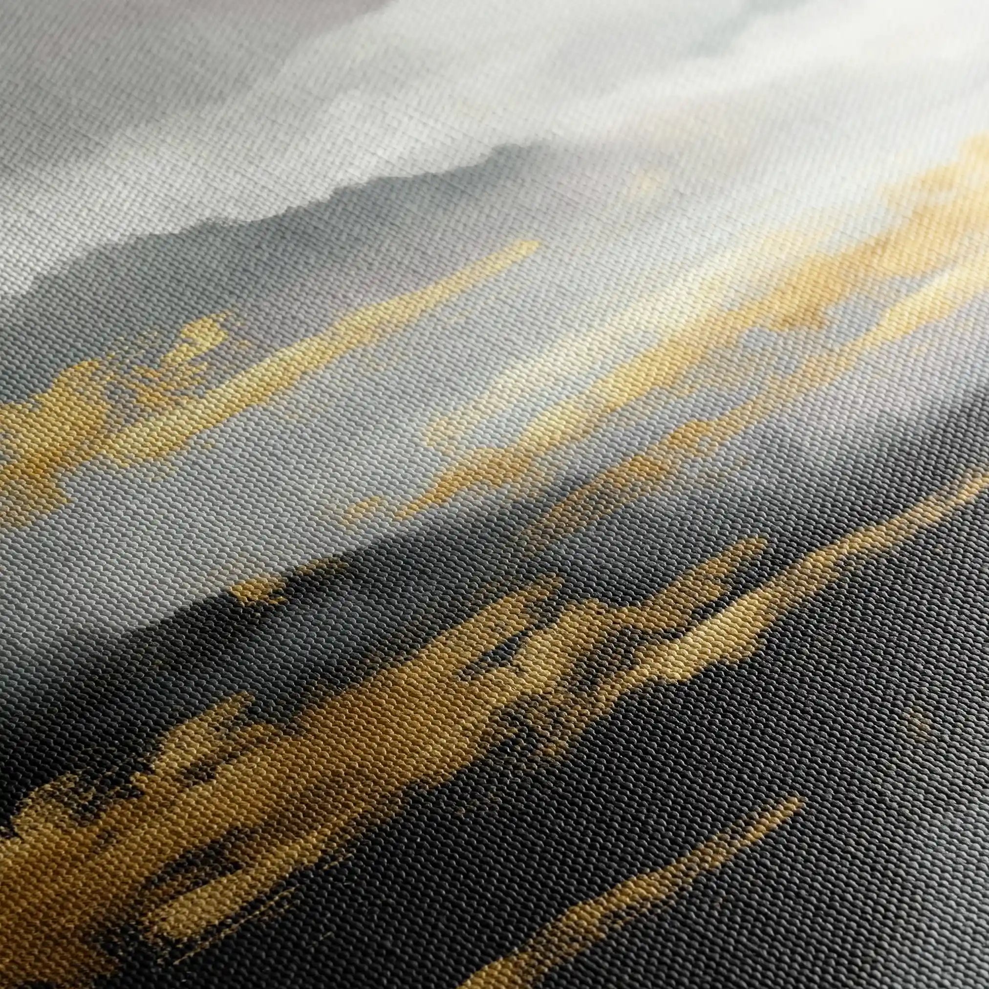 Abstract 1748 Canvas Art 60 x 40 cm / Black