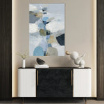 Abstract 1749 Canvas Art 60 x 40 cm / Black