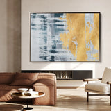Abstract 175 Canvas Art 18" x 24" / 45 x 60 cm / Black