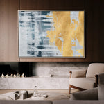 Abstract 175 Canvas Art 18" x 24" / 45 x 60 cm / Black