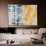 Abstract 175 Canvas Art 18" x 24" / 45 x 60 cm / Black