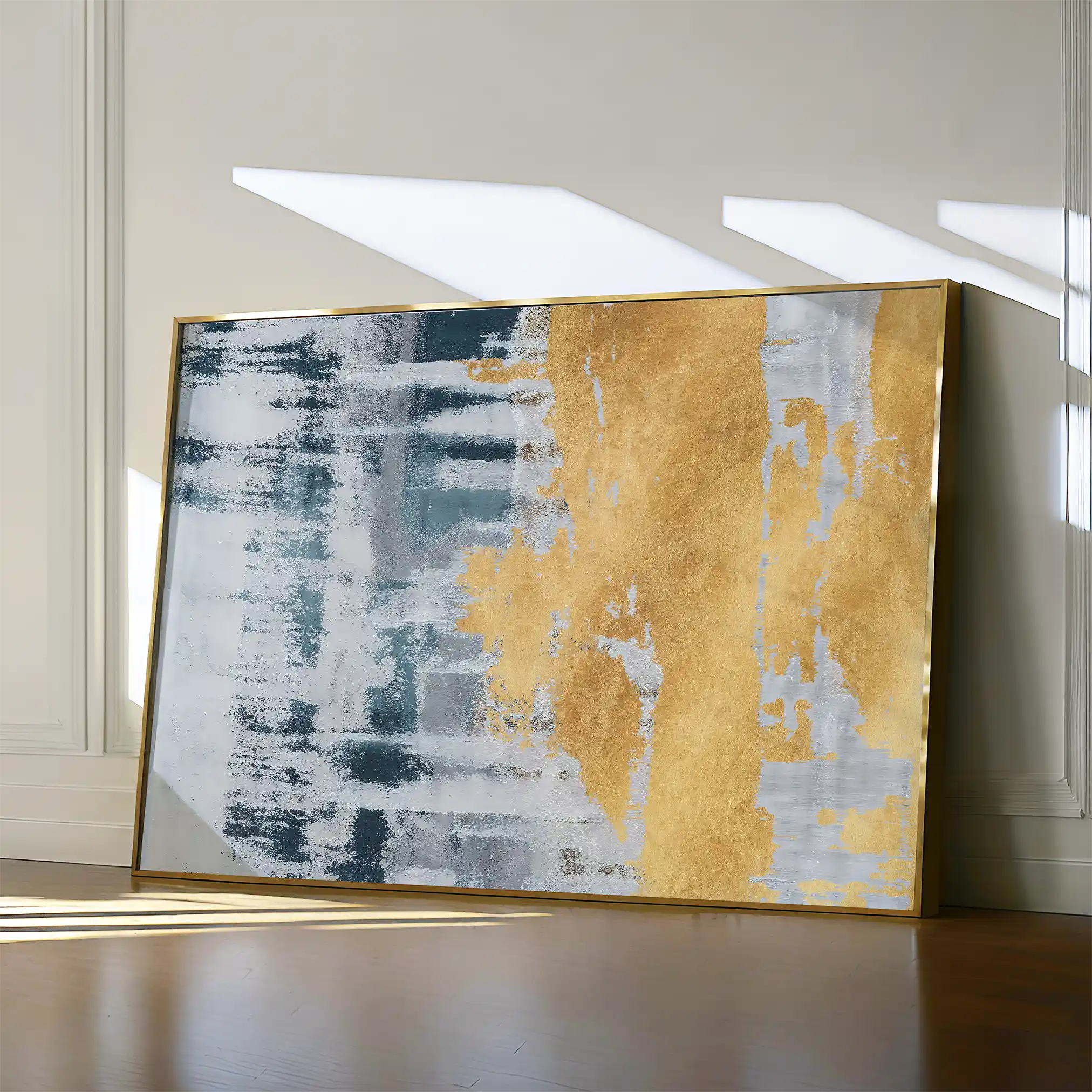 Abstract 175 Canvas Art 60 x 40 cm / Black