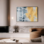 Abstract 175 Canvas Art 60 x 40 cm / Black