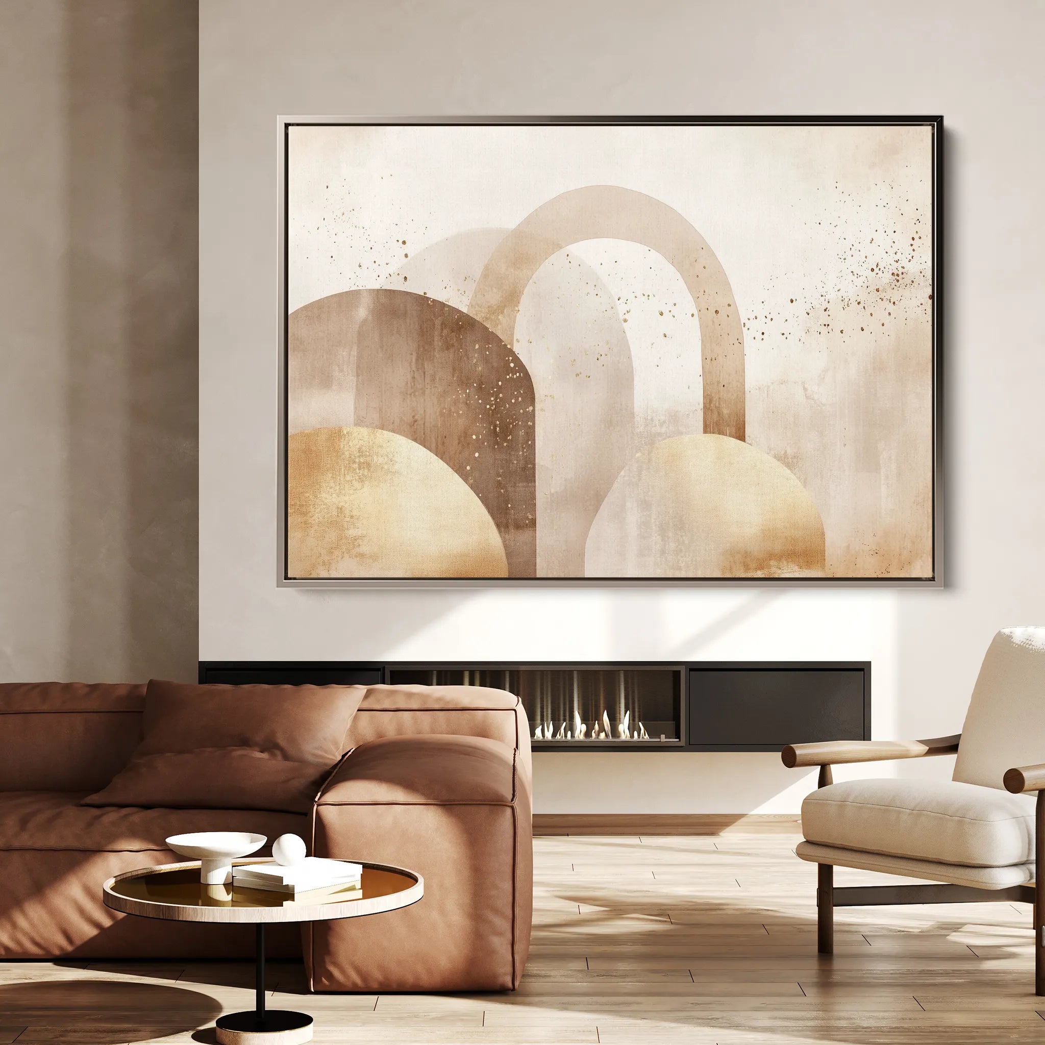 Boho 175 Canvas Art 18" x 24" / 45 x 60 cm / Black