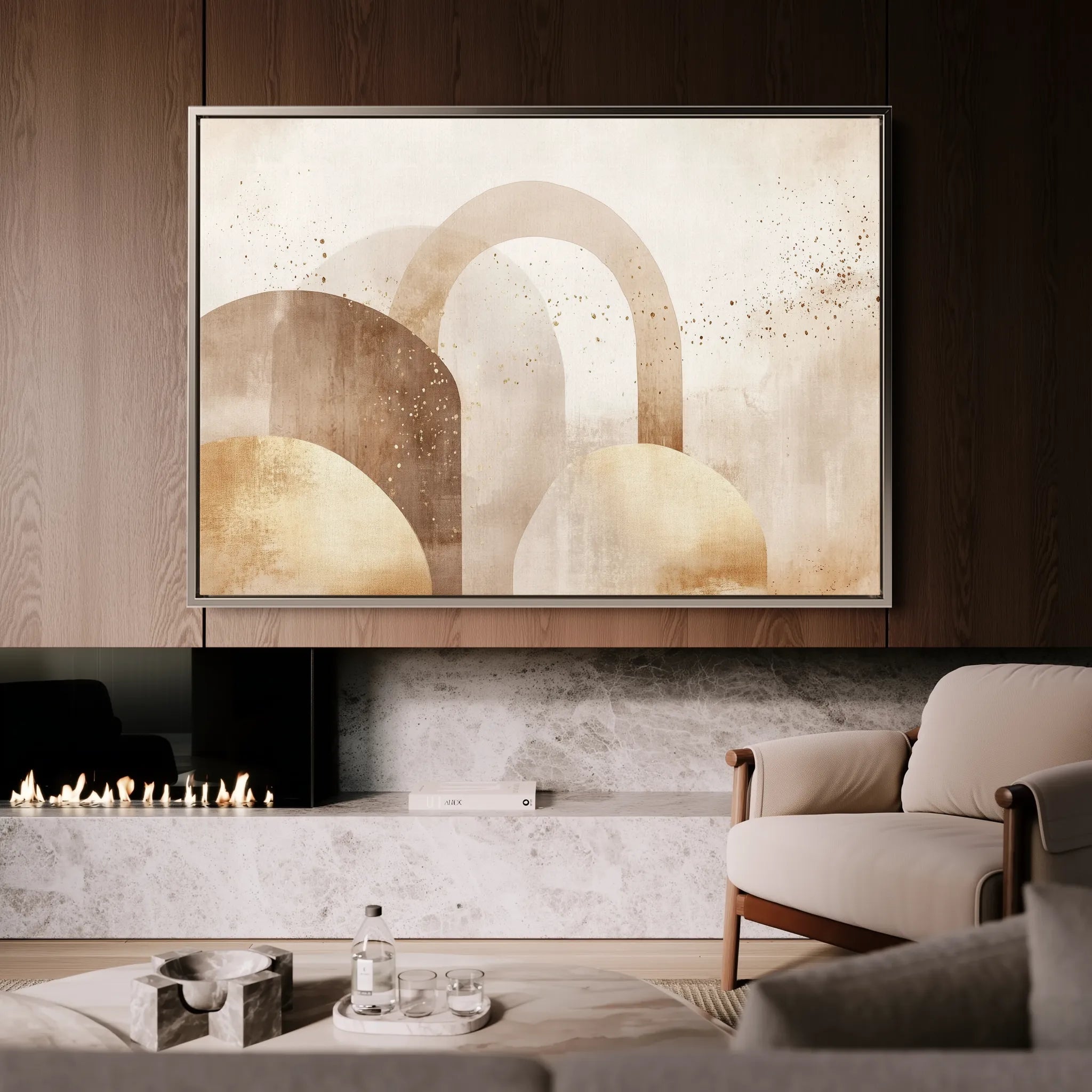 Boho 175 Canvas Art 18" x 24" / 45 x 60 cm / Black