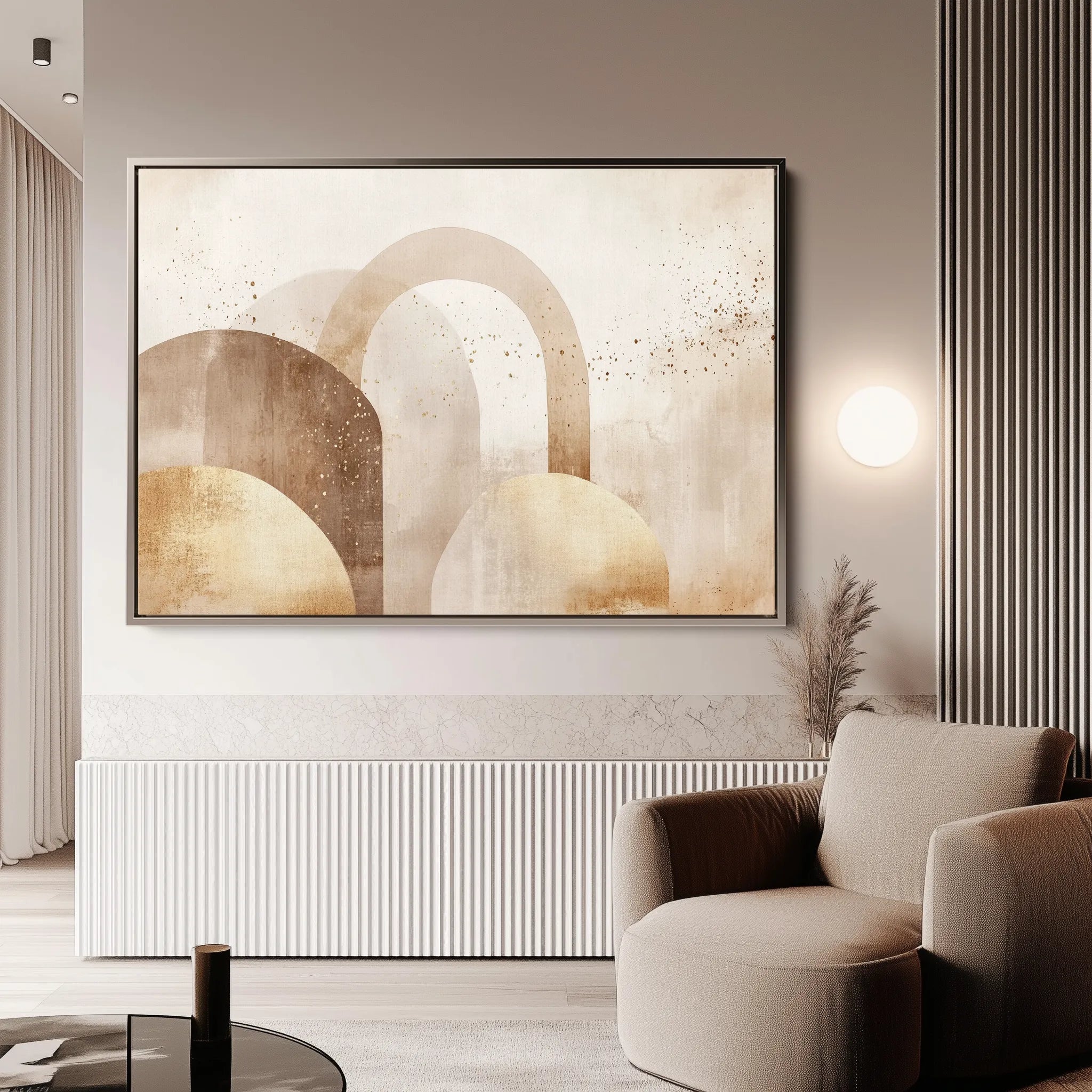 Boho 175 Canvas Art 18" x 24" / 45 x 60 cm / Black