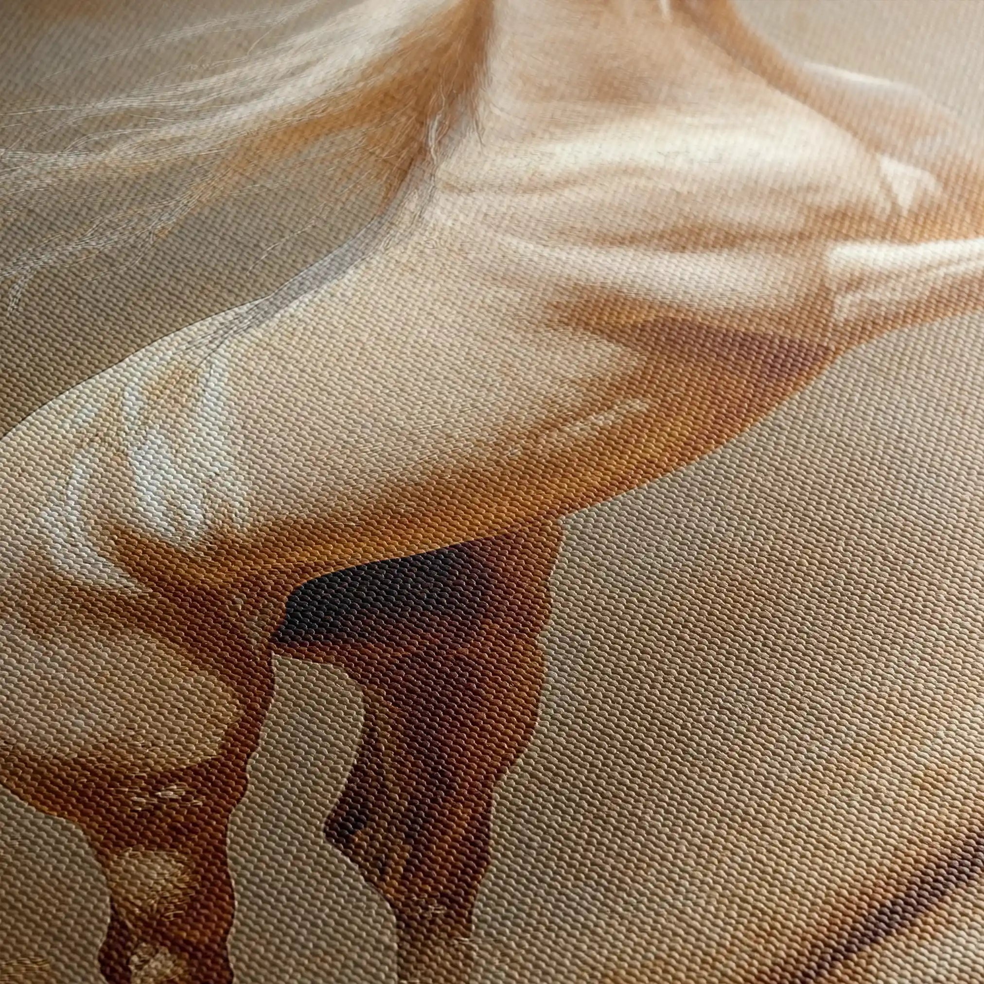 Horses 175 Canvas Art 60 x 40 cm / Black