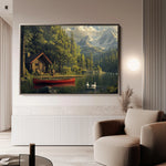 Landscape 175 Canvas Art 18" x 24" / 45 x 60 cm / Black