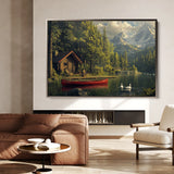 Landscape 175 Canvas Art 18" x 24" / 45 x 60 cm / Black