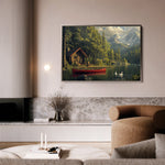 Landscape 175 Canvas Art 18" x 24" / 45 x 60 cm / Black