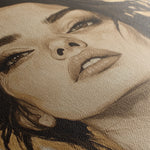 Portrait 175 Canvas Art 18" x 24" / 45 x 60 cm / Black