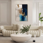 Abstract 1751 Canvas Art 60 x 40 cm / Black