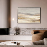 Abstract 1753 Canvas Art 18" x 24" / 45 x 60 cm / Black