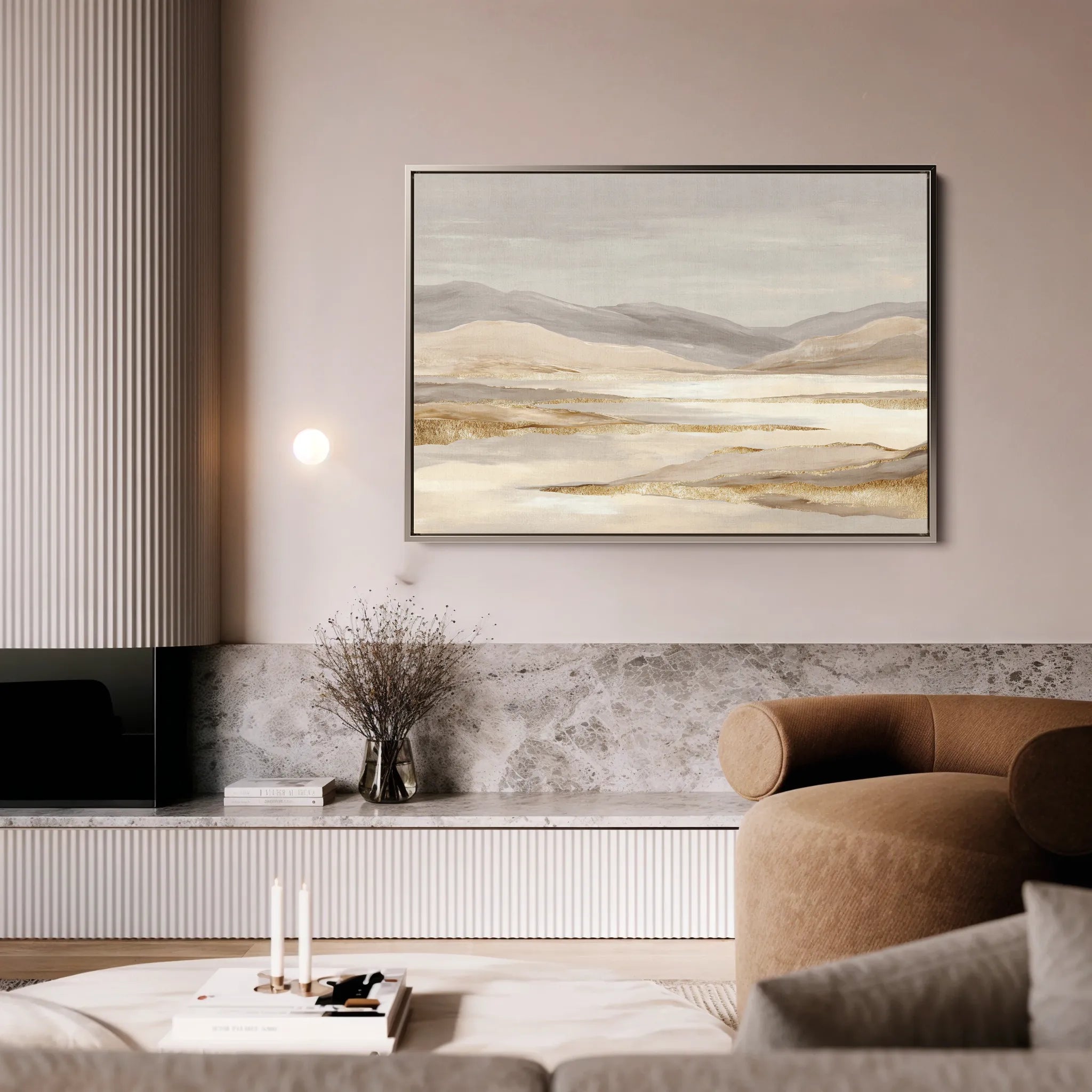 Abstract 1753 Canvas Art 18" x 24" / 45 x 60 cm / Black