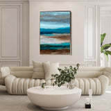 Abstract 1754 Canvas Art 18" x 24" / 45 x 60 cm / Black