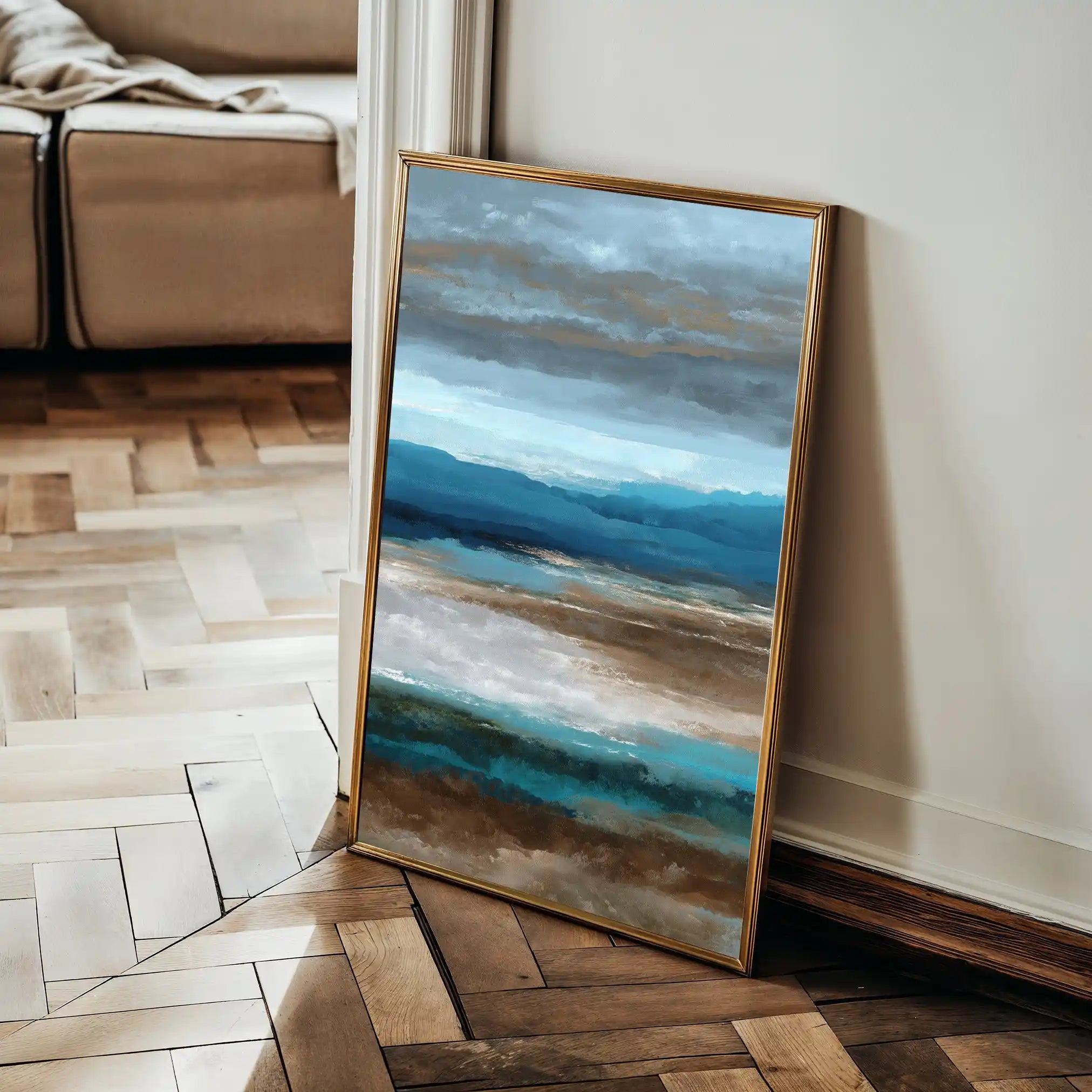 Abstract 1754 Canvas Art 60 x 40 cm / Black