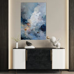 Abstract 1758 Canvas Art 18" x 24" / 45 x 60 cm / Black