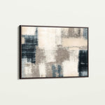 Abstract 176 Canvas Art 18" x 24" / 45 x 60 cm / Black