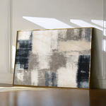 Abstract 176 Canvas Art 60 x 40 cm / Black